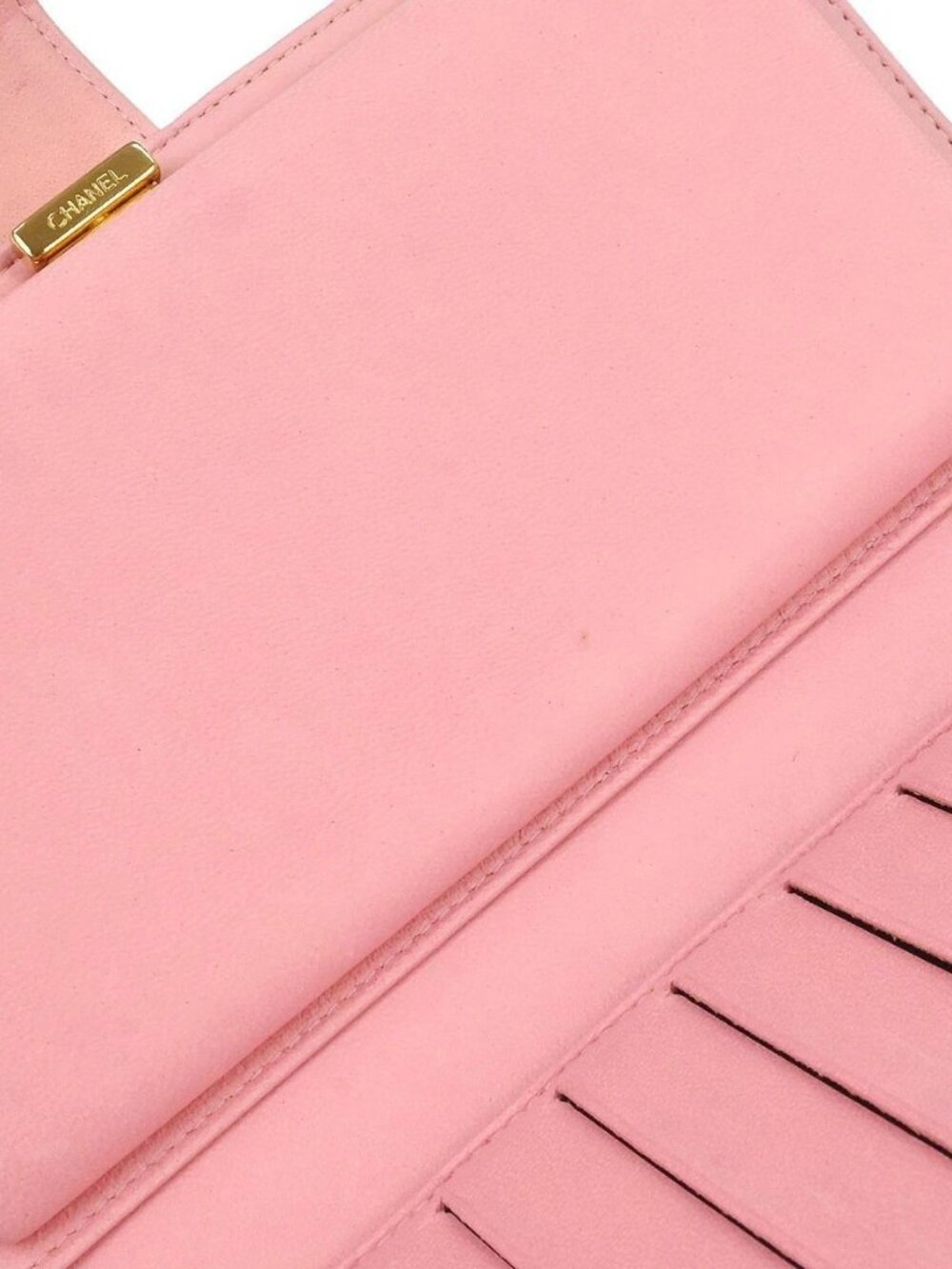 Chanel Pink Calfskin Bifold Wallet 177930 - Picture 12 of 15